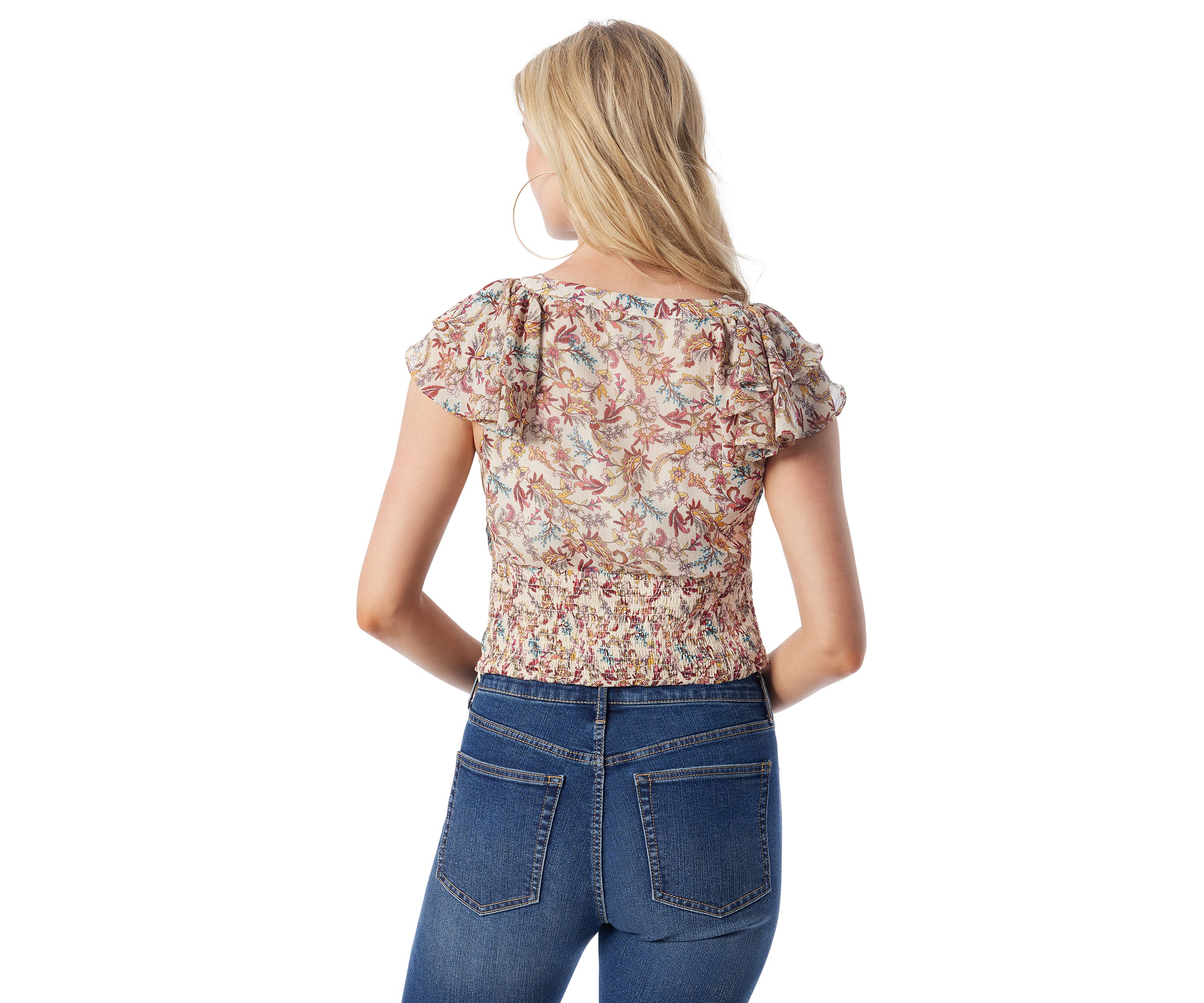 Dixie Sleeveless Ruffle Top 