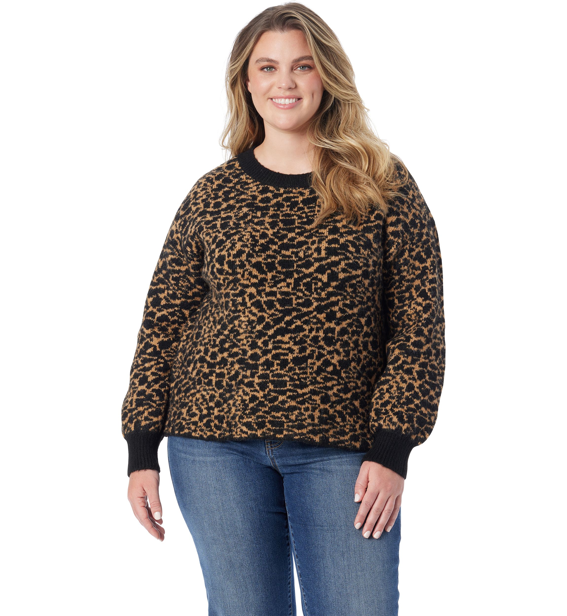 Plus Size Portia Long Sleeve Sweater 