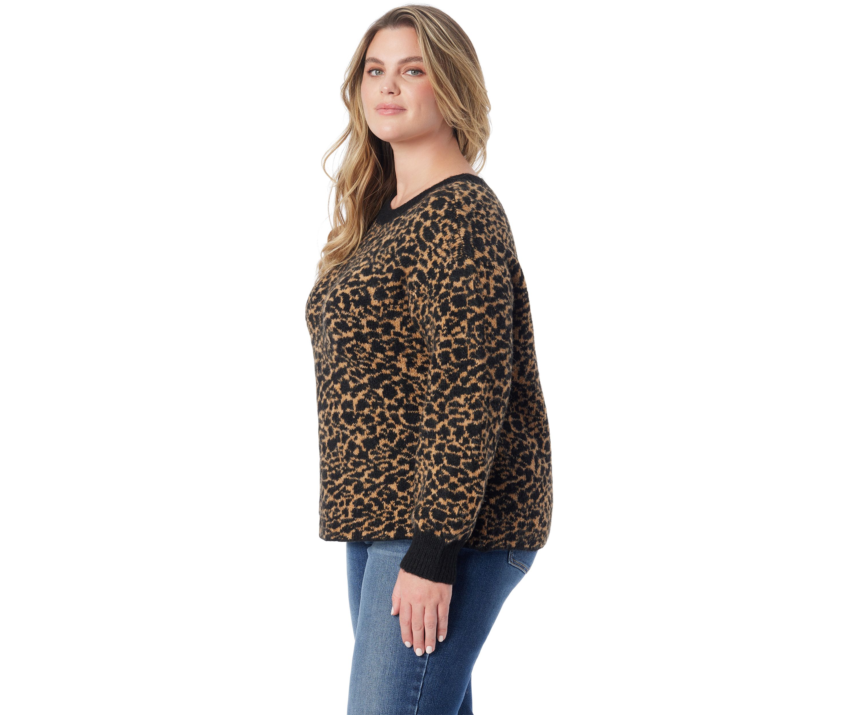 Plus Size Portia Long Sleeve Sweater 