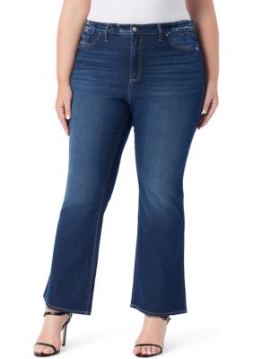 Jessica Simpson Women's Plus Size Mid Rise Bootcut Jeans, 14
