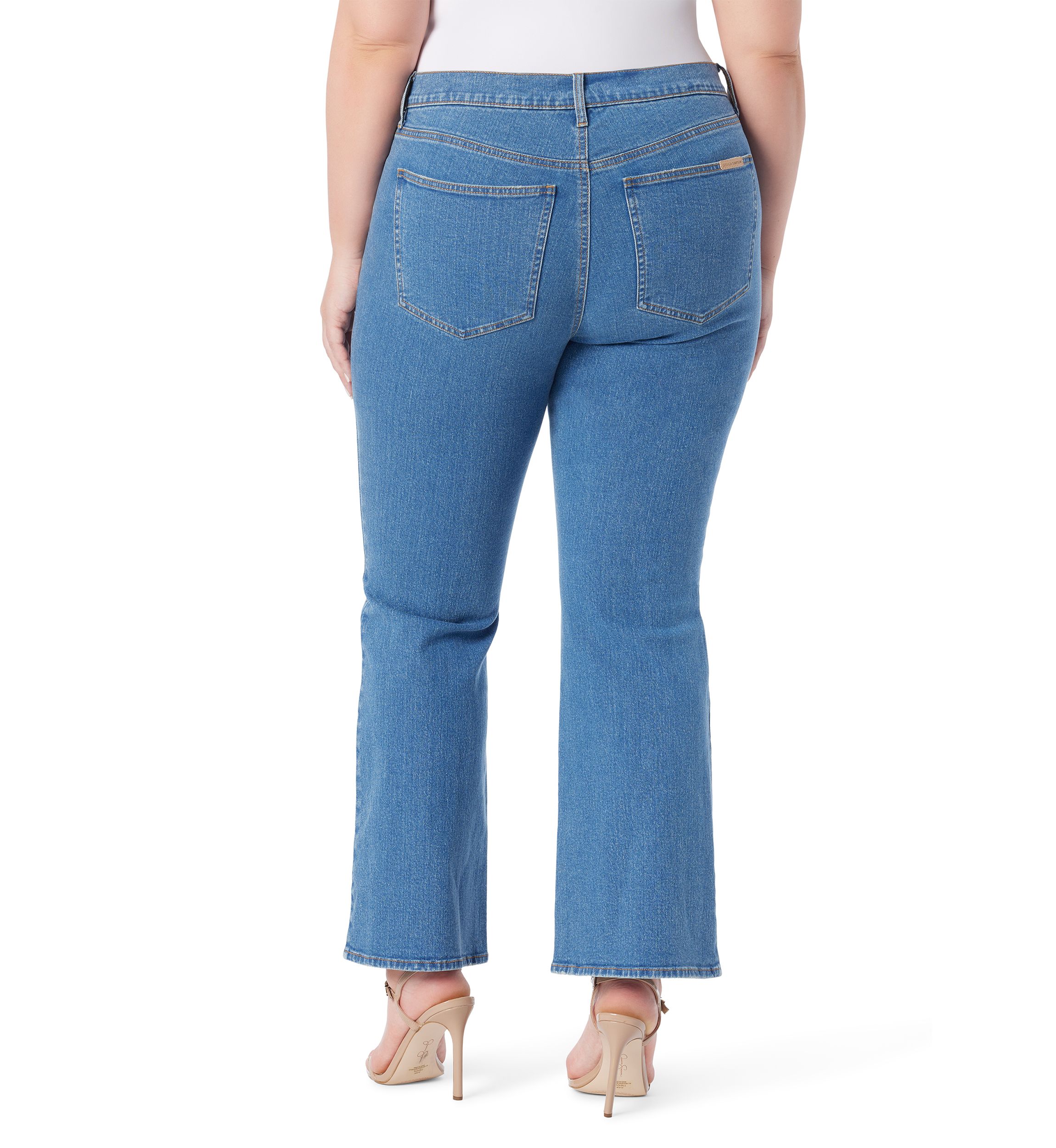 Plus Size Mid Rise Bootcut Jeans 