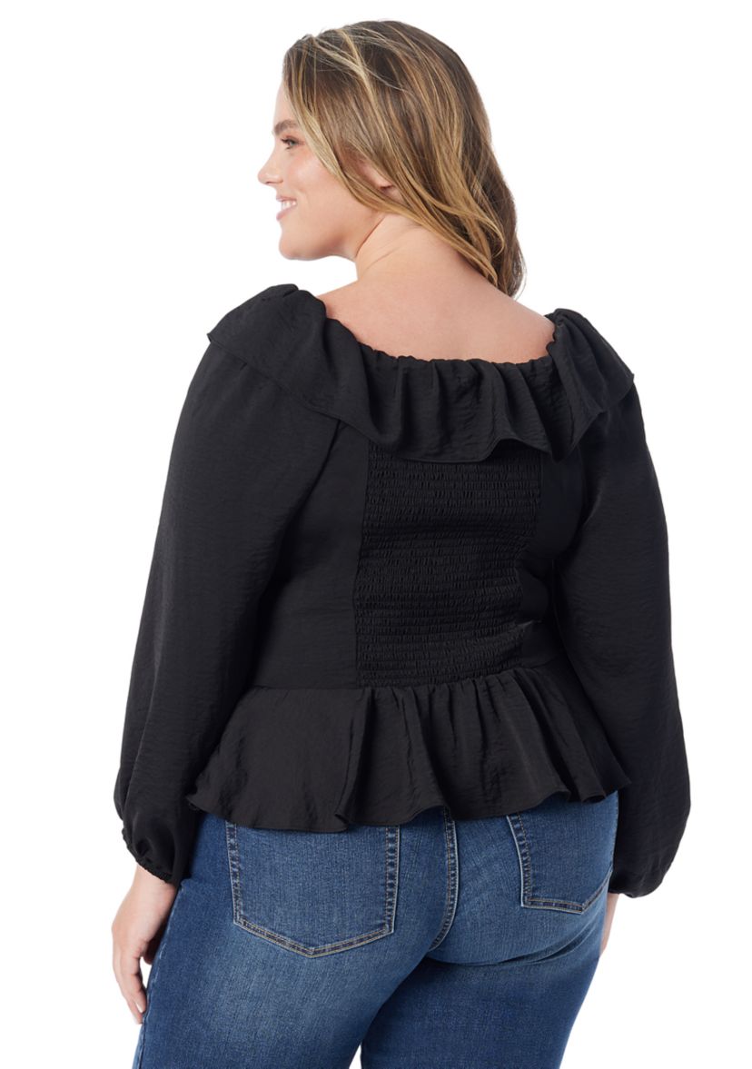 Plus Size Aki Woven Top
