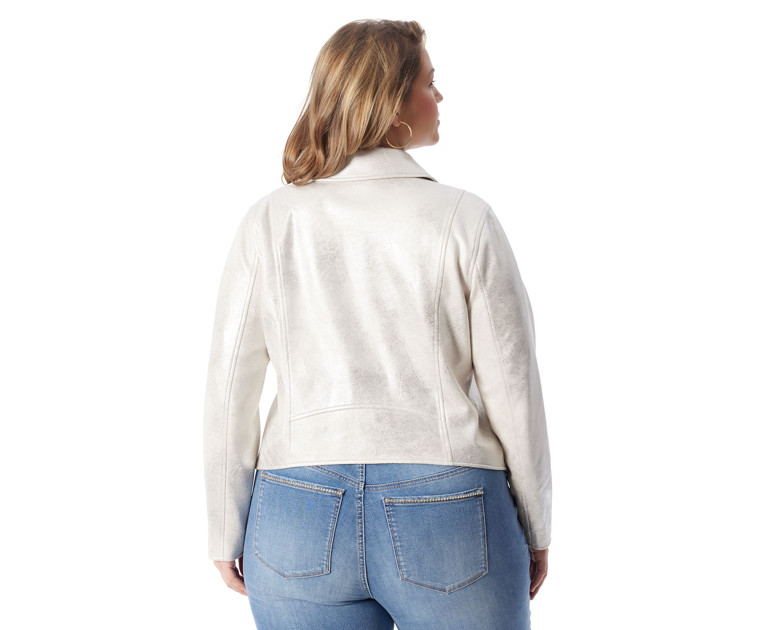 Plus Size Biker Jacket