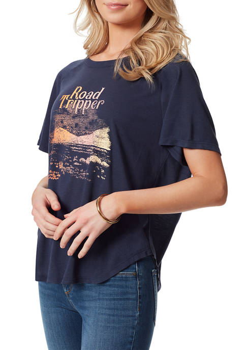 Jessica Simpson Short Sleeve Road Tripper Graphic T-Shirt