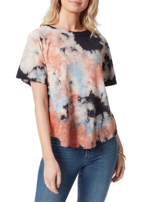 Jessica Simpson Short Sleeve Tie Dye T-Shirt