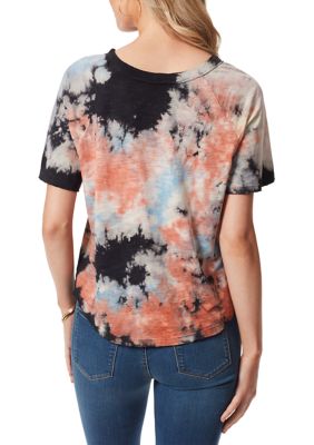 Jessica Simpson Short Sleeve Tie Dye T-Shirt