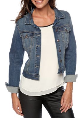 Jessica Simpson Women's Pixie Classic Jean Jacket