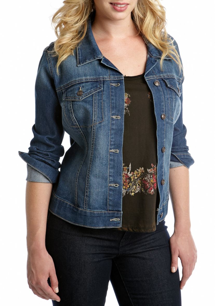Plus Size Denim Pixie Jacket