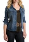 Plus Size Denim Pixie Jacket