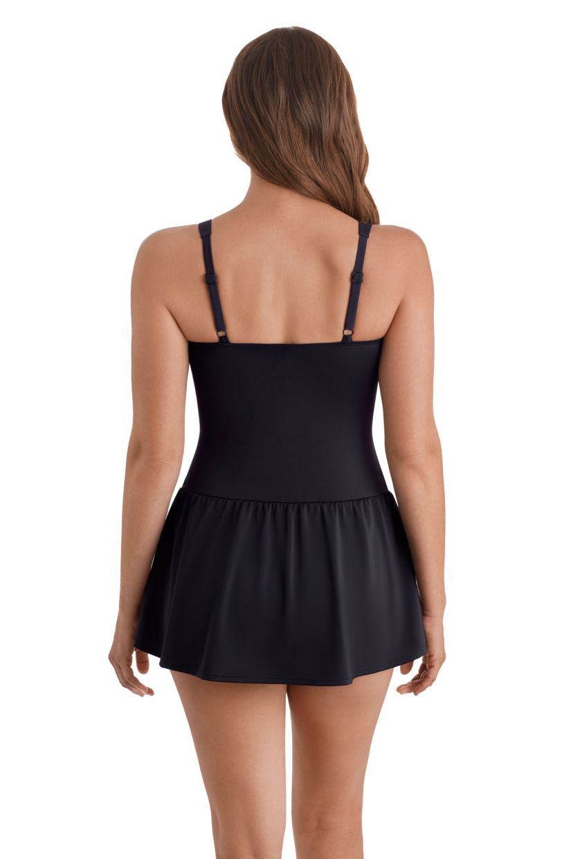 Square Neck Skater Dress