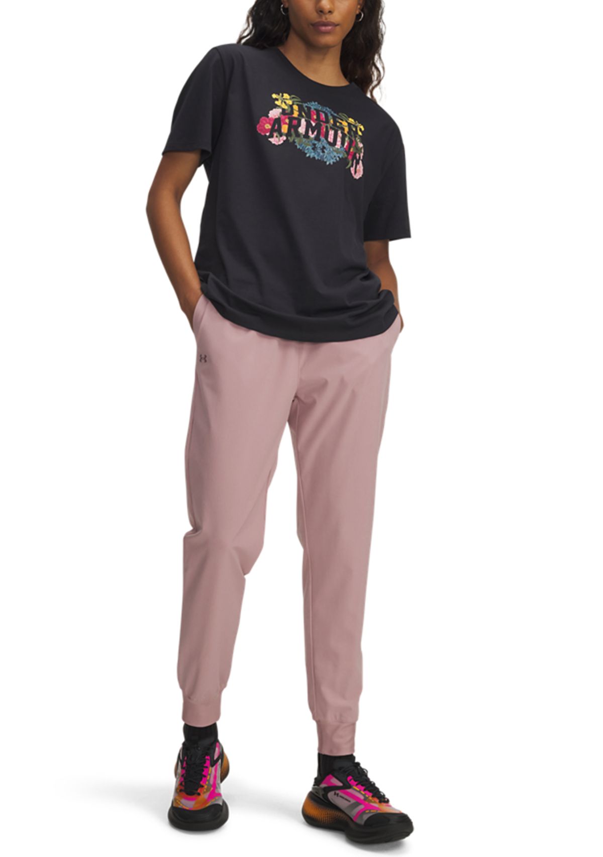 Under Armour® Women's Rival Hi Rise Woven Pants | Belk