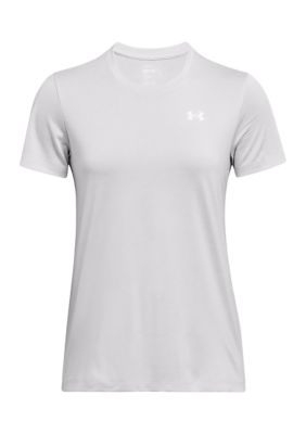 Under Armour Women's Tech Short Sleeve - Twist, Gray, Large