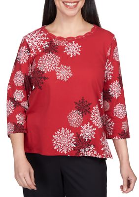 Women's Classics Snowflakes Top