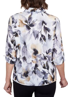 Women's Classics Watercolor Floral Top