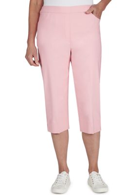 Alfred Dunner Plus Size Solid Capris | belk