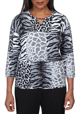 Petite Classics Animal Patch Shirt