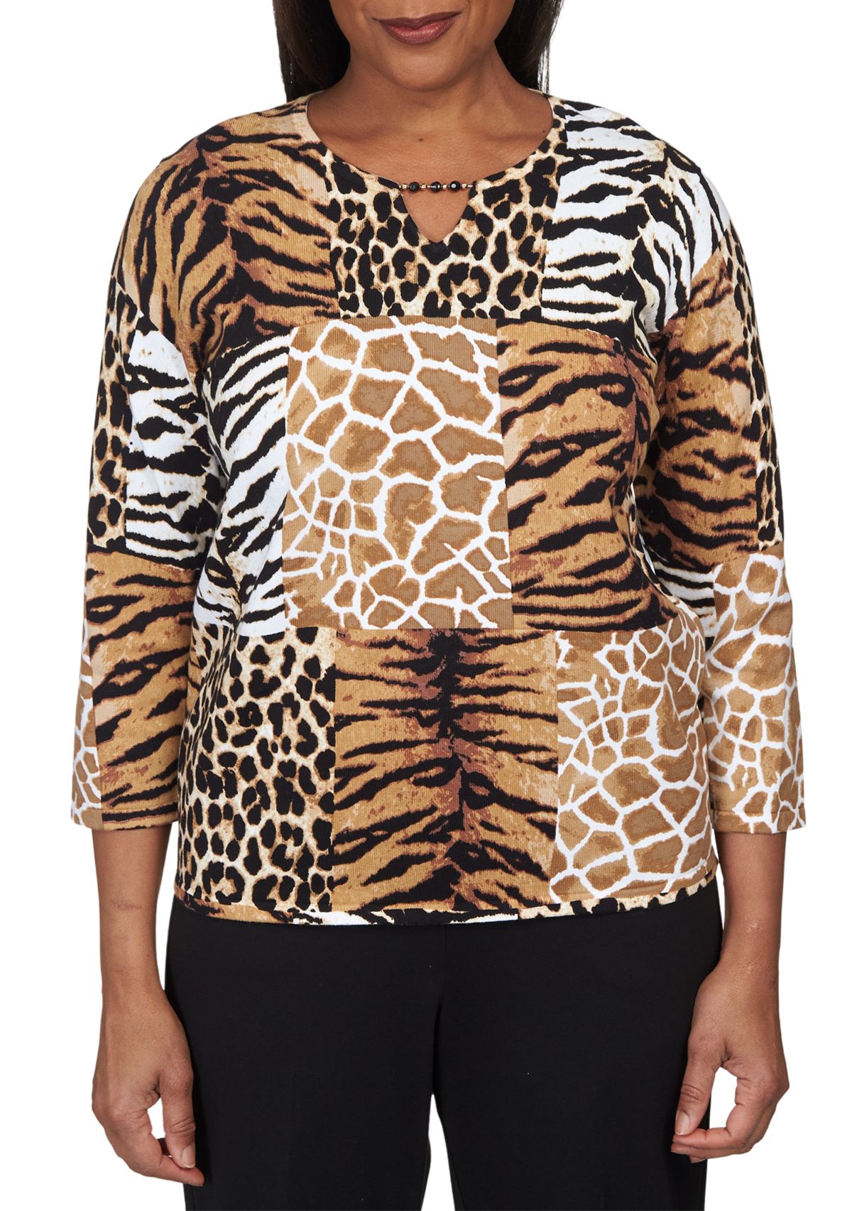 Petite Classics Animal Patch Shirt
