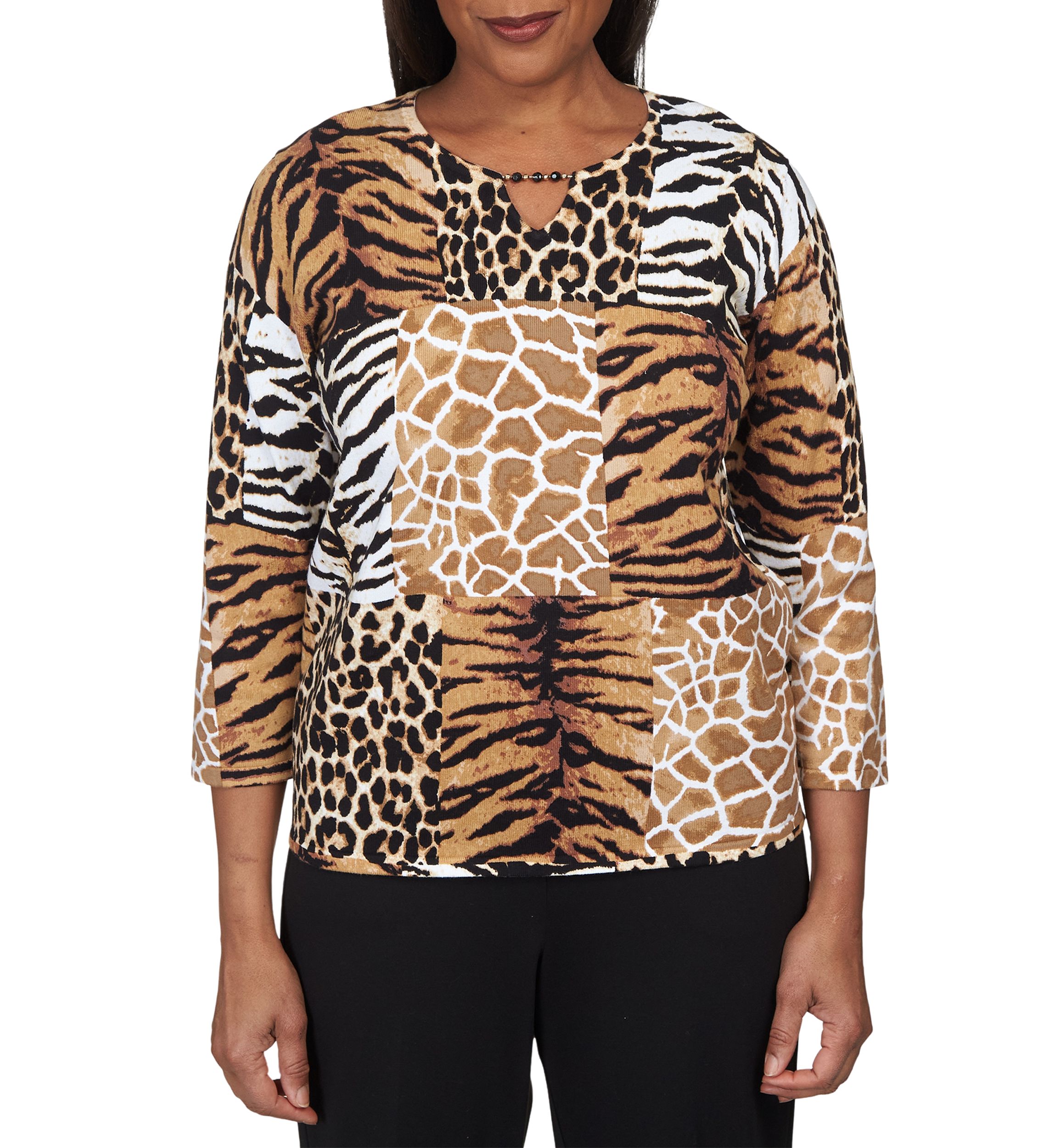 Petite Classics Animal Patch Shirt