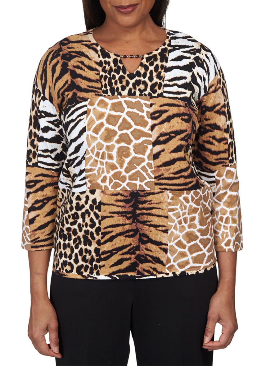 Petite Classics Animal Patch Shirt