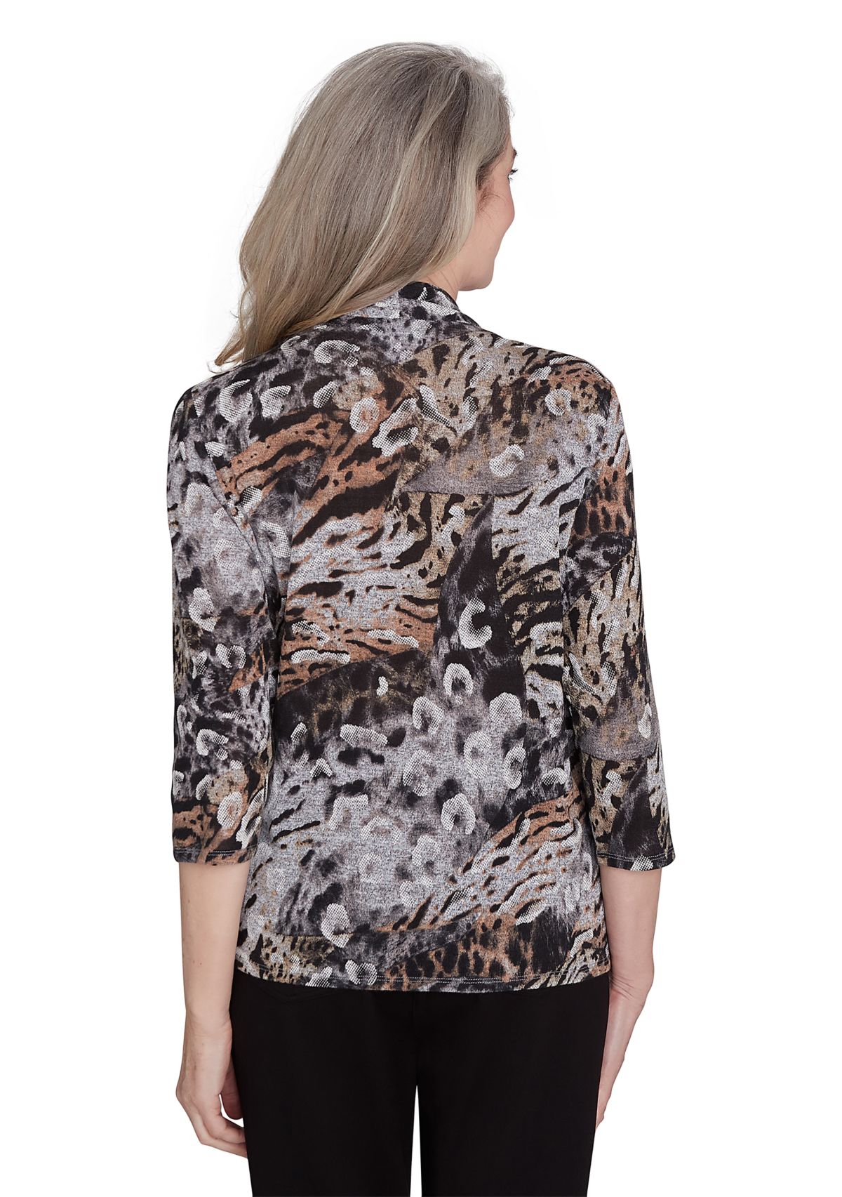 Womens Classics Animal Two in One Top