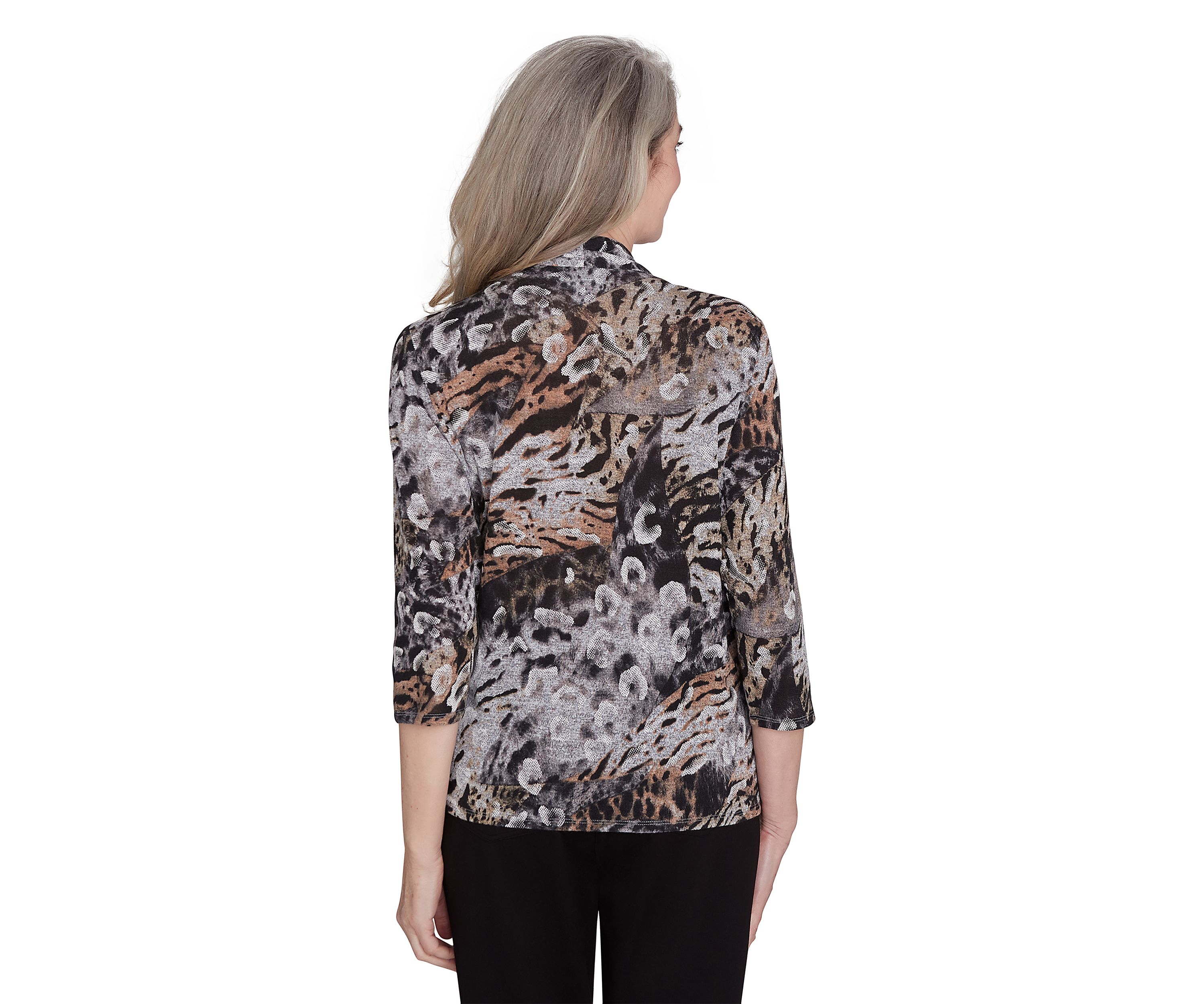 Womens Classics Animal Two in One Top