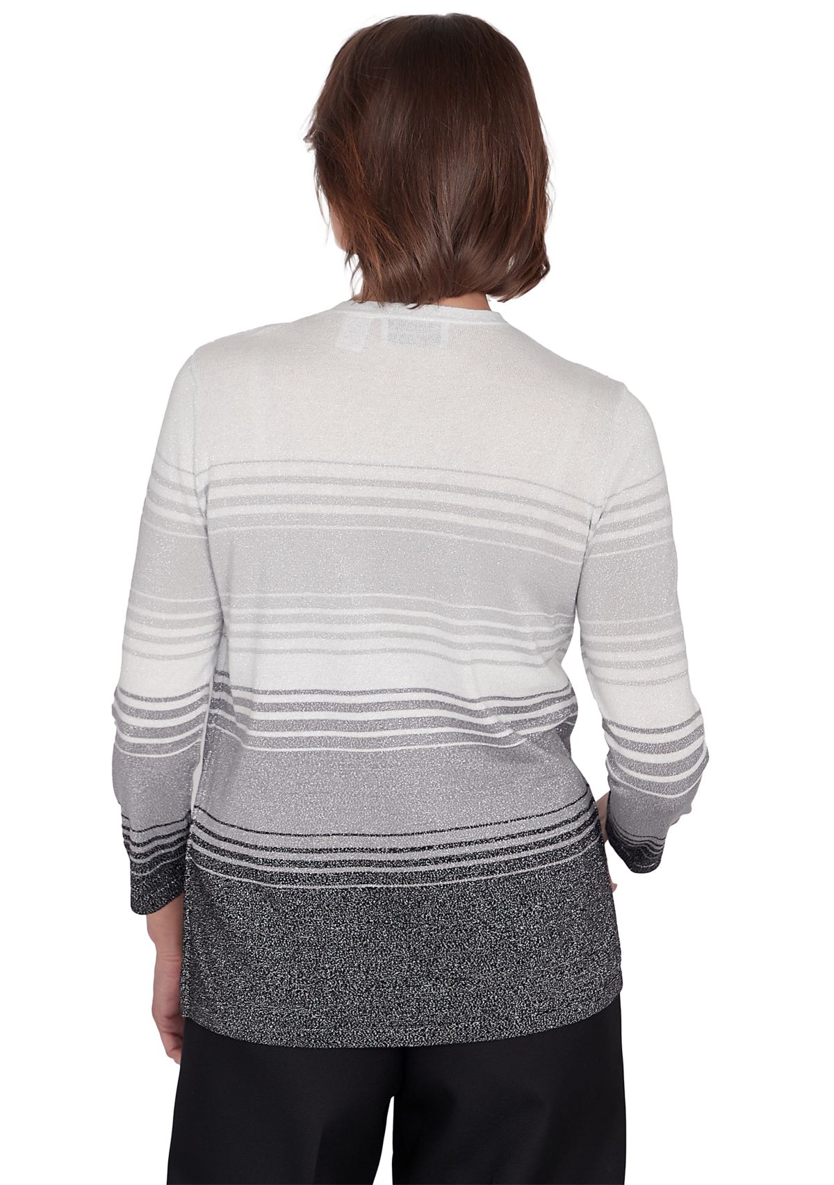 Womens 2 in 1 Classics Ombré Stripe Top