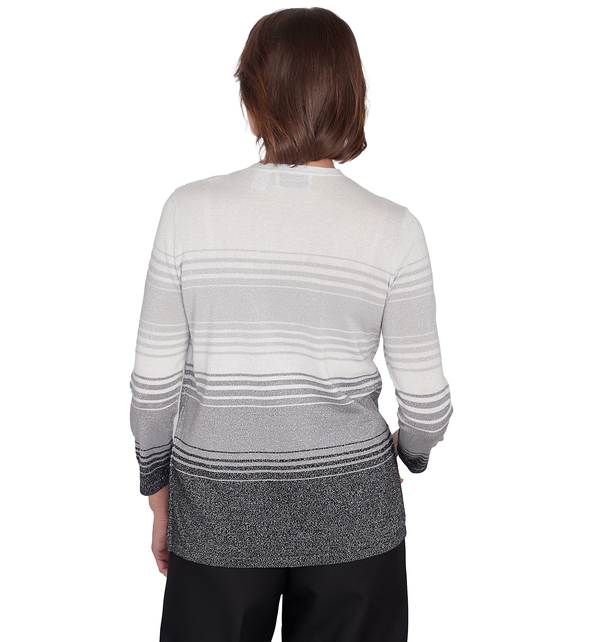 Womens 2 in 1 Classics Ombré Stripe Top