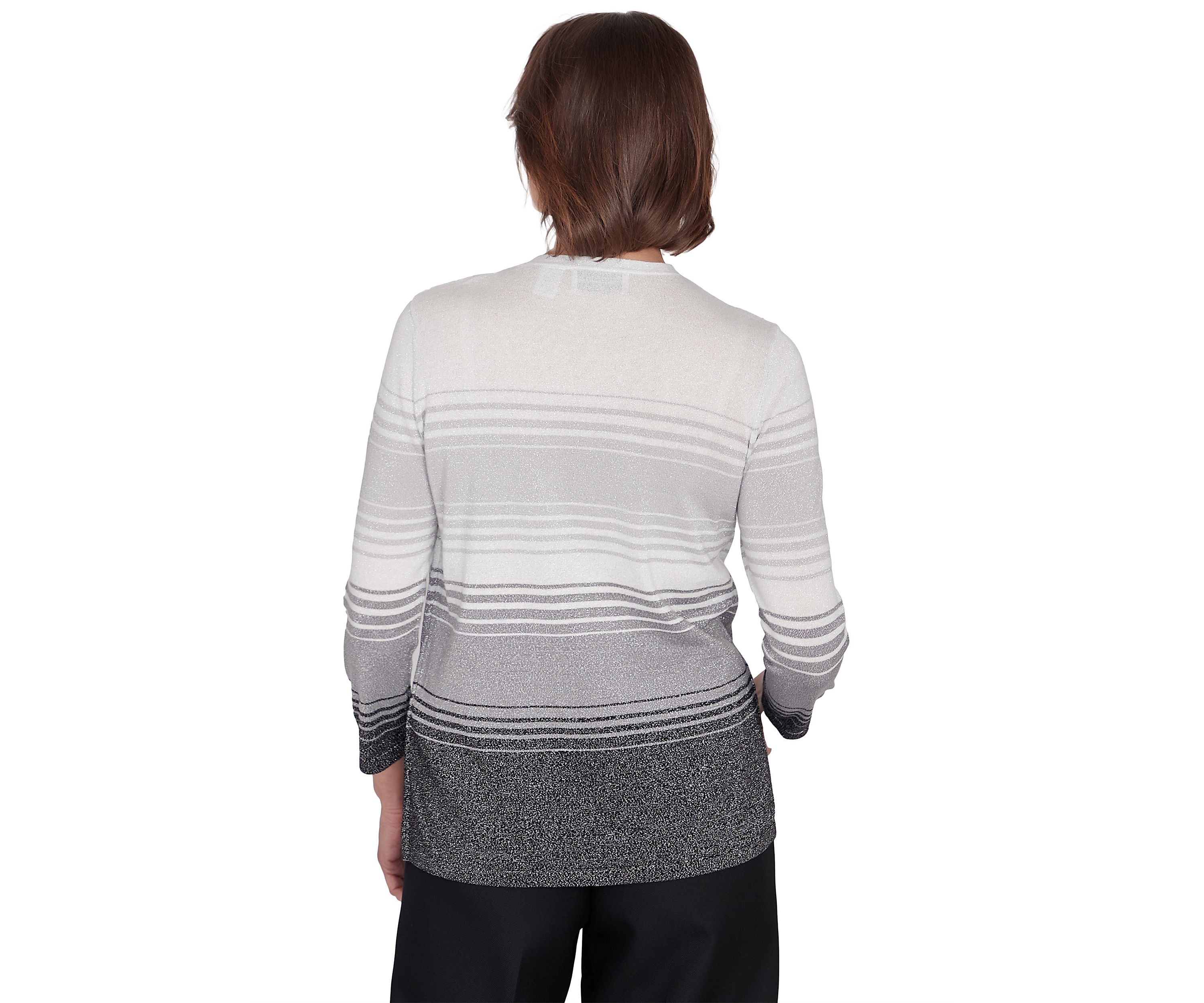Womens 2 in 1 Classics Ombré Stripe Top
