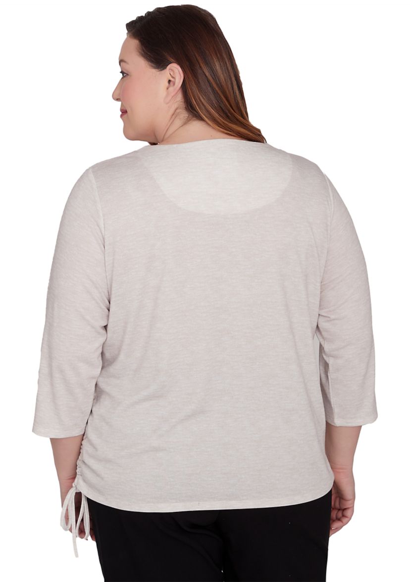 Plus Size Classics Festive Poodle Top