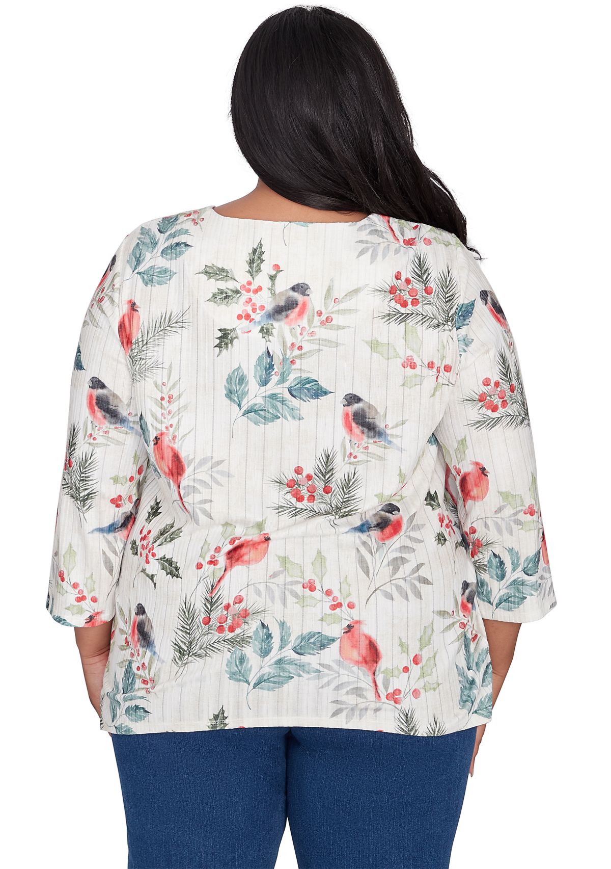 Plus Size Holly Printed Top