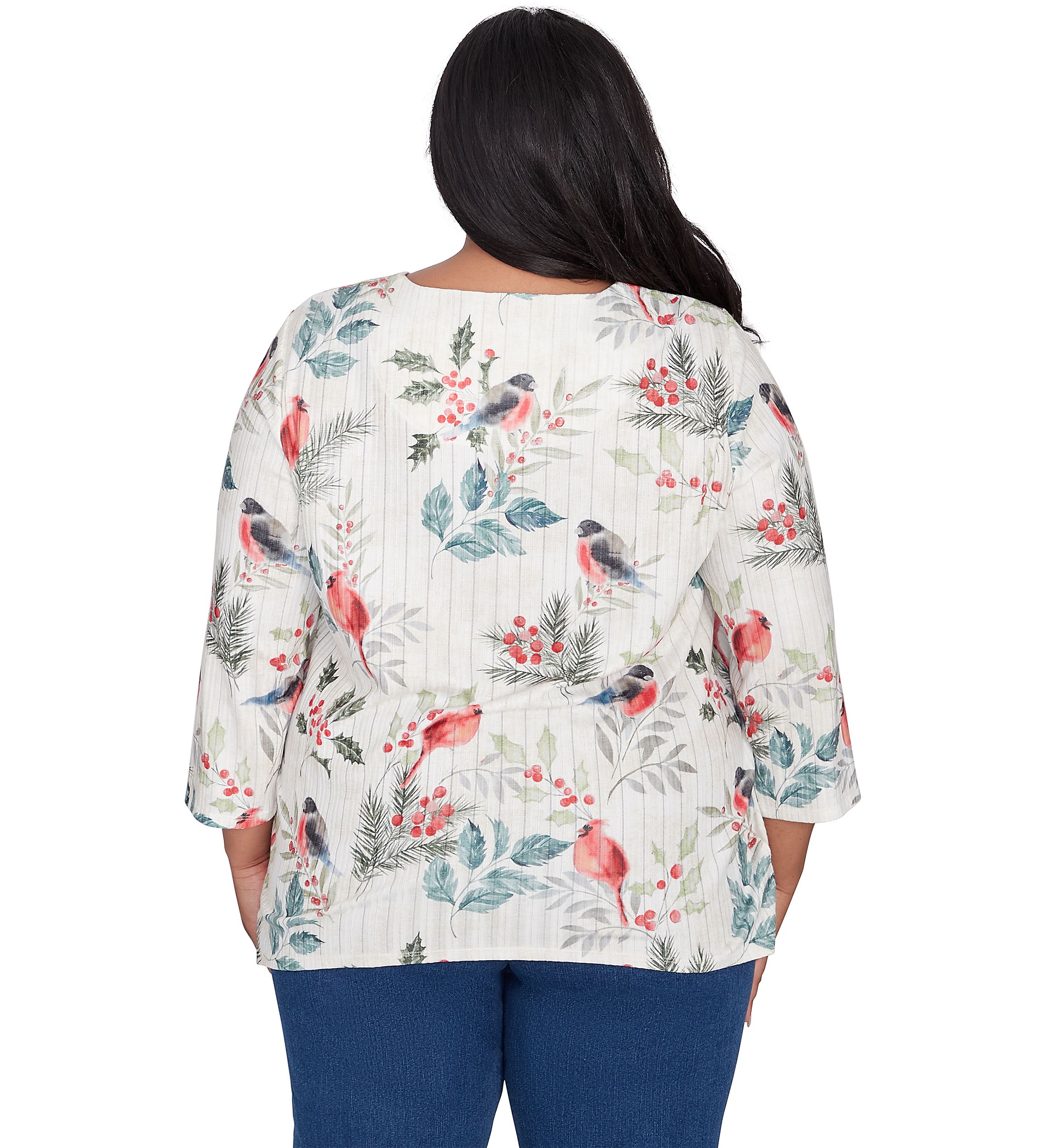 Plus Size Holly Printed Top