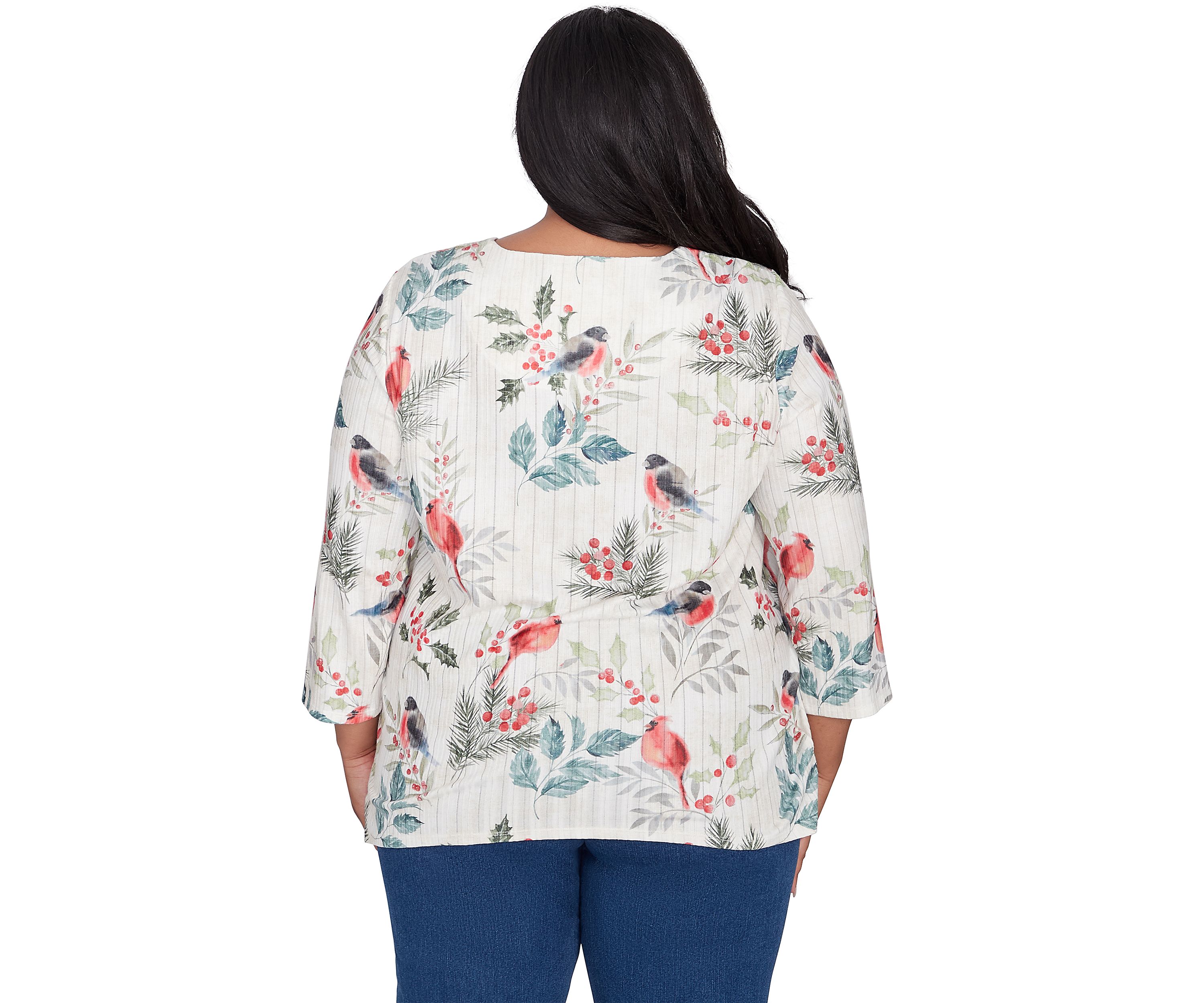 Plus Size Holly Printed Top