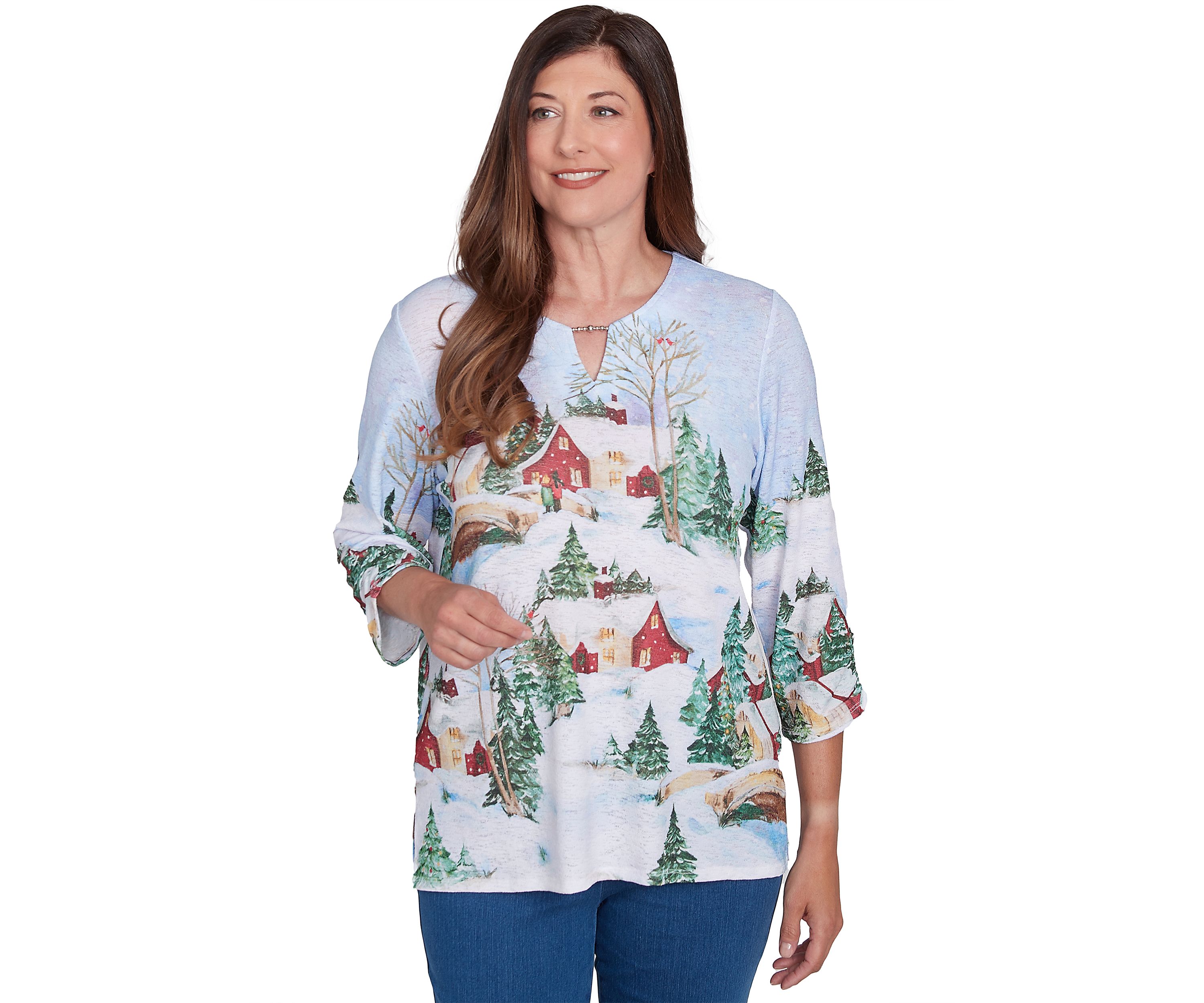 Petite Classics Winter Wonderland Scene T-Shirt