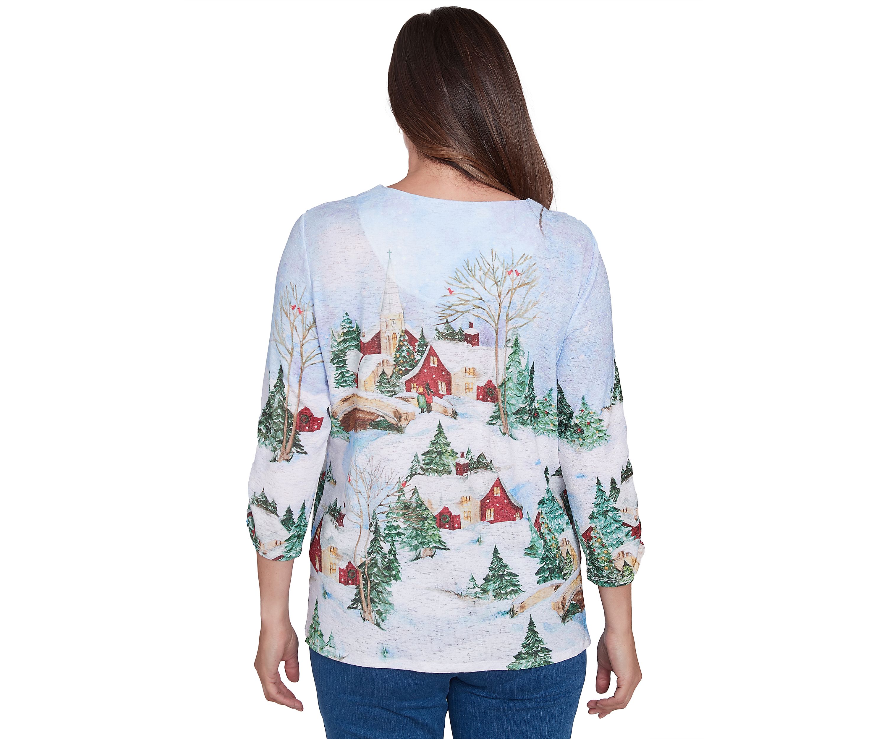 Petite Classics Winter Wonderland Scene T-Shirt