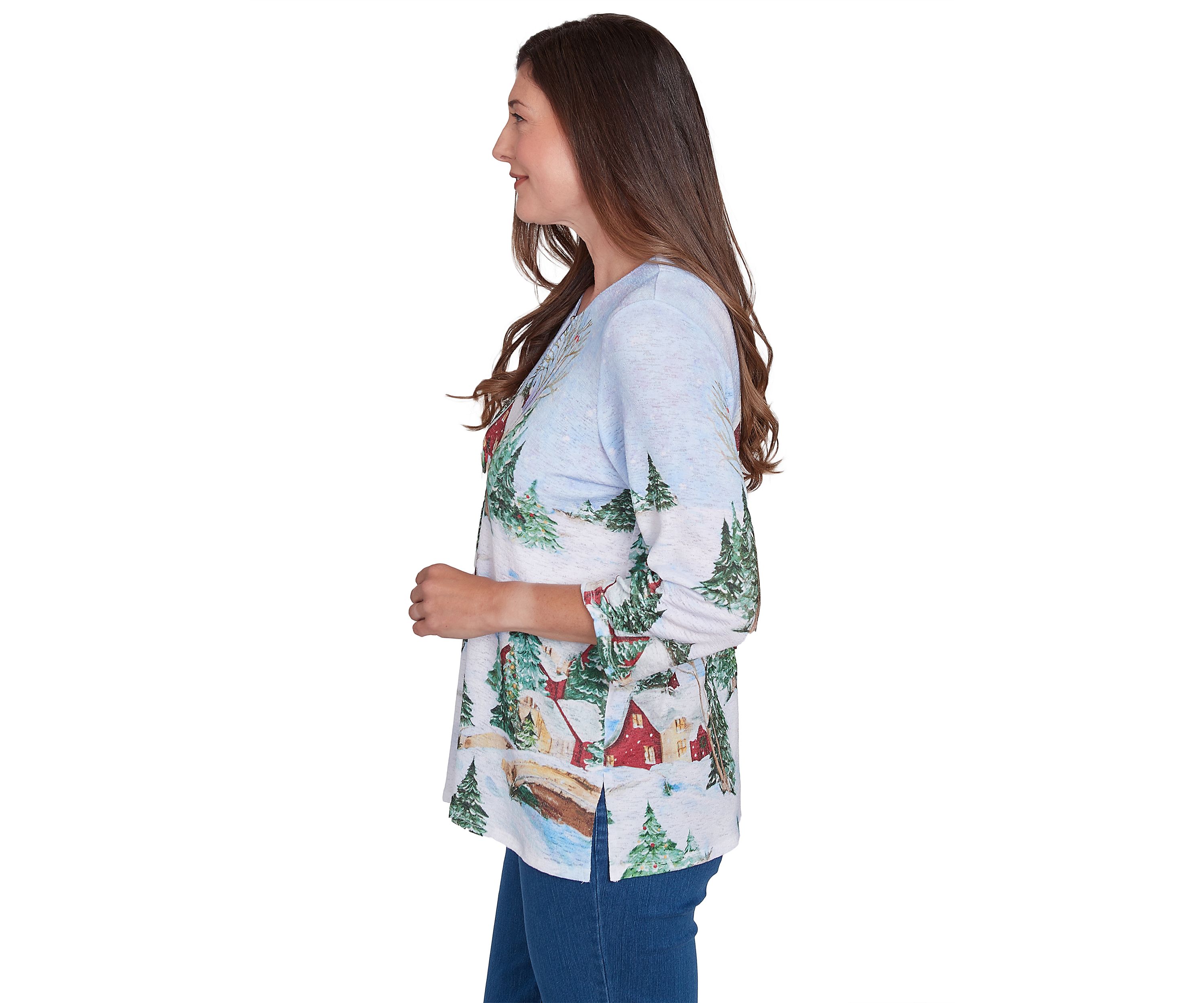 Petite Classics Winter Wonderland Scene T-Shirt