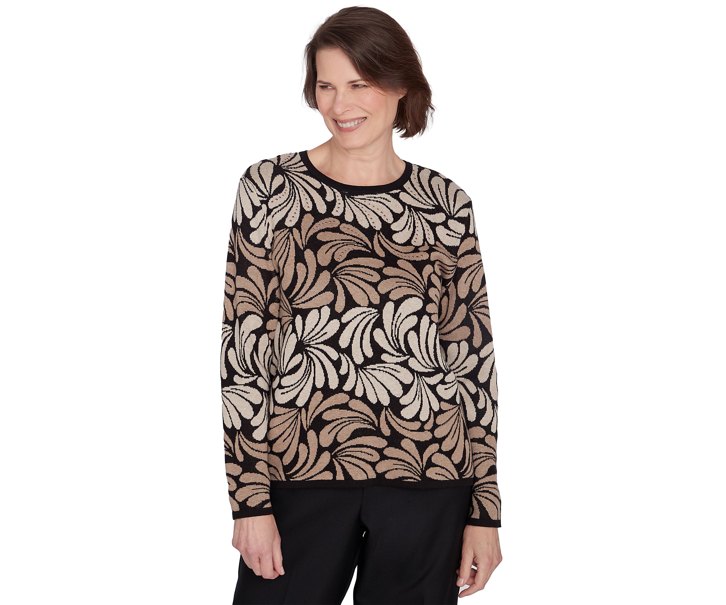 Petite Classics Ombre Geo Scroll Top