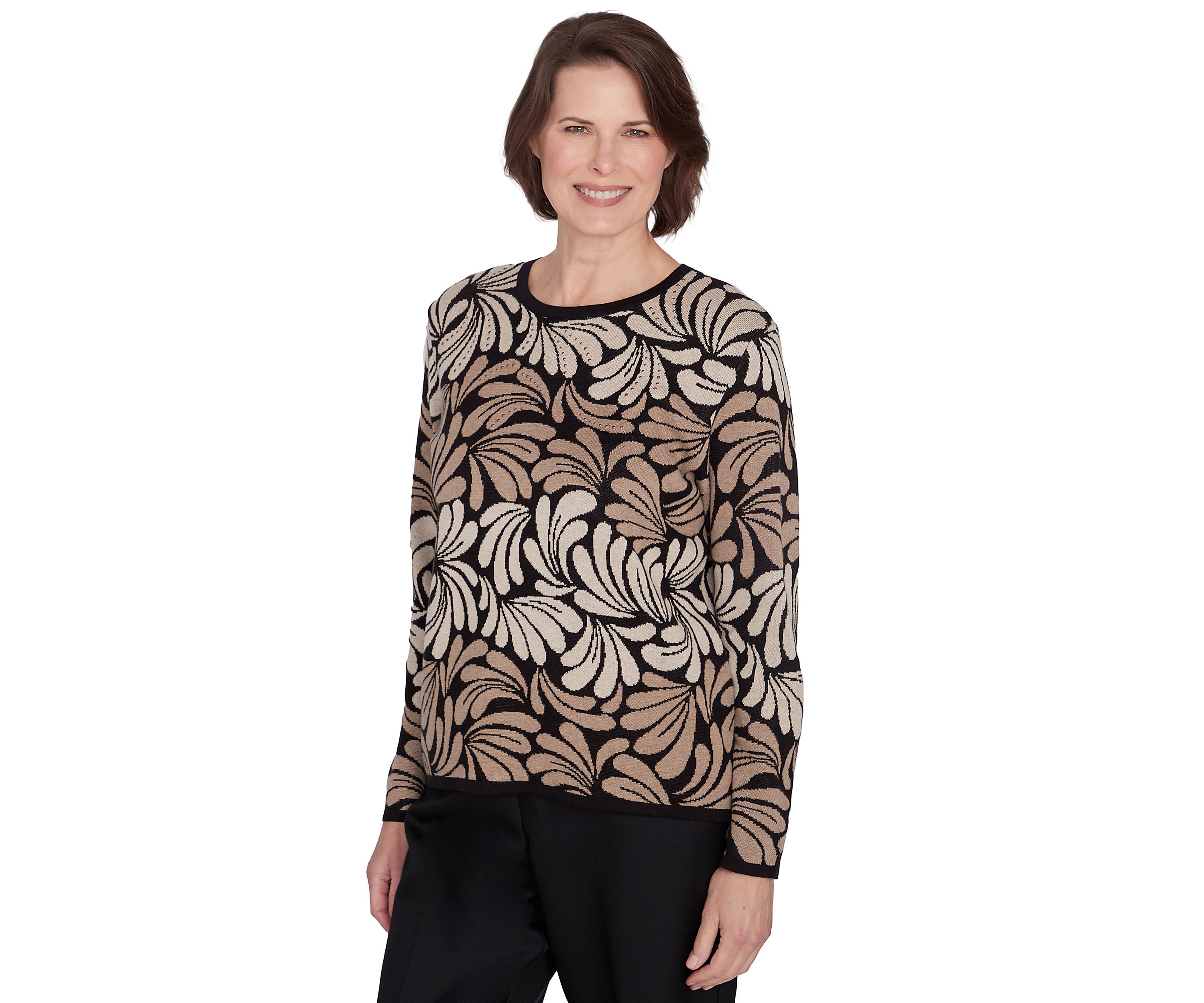 Petite Classics Ombre Geo Scroll Top