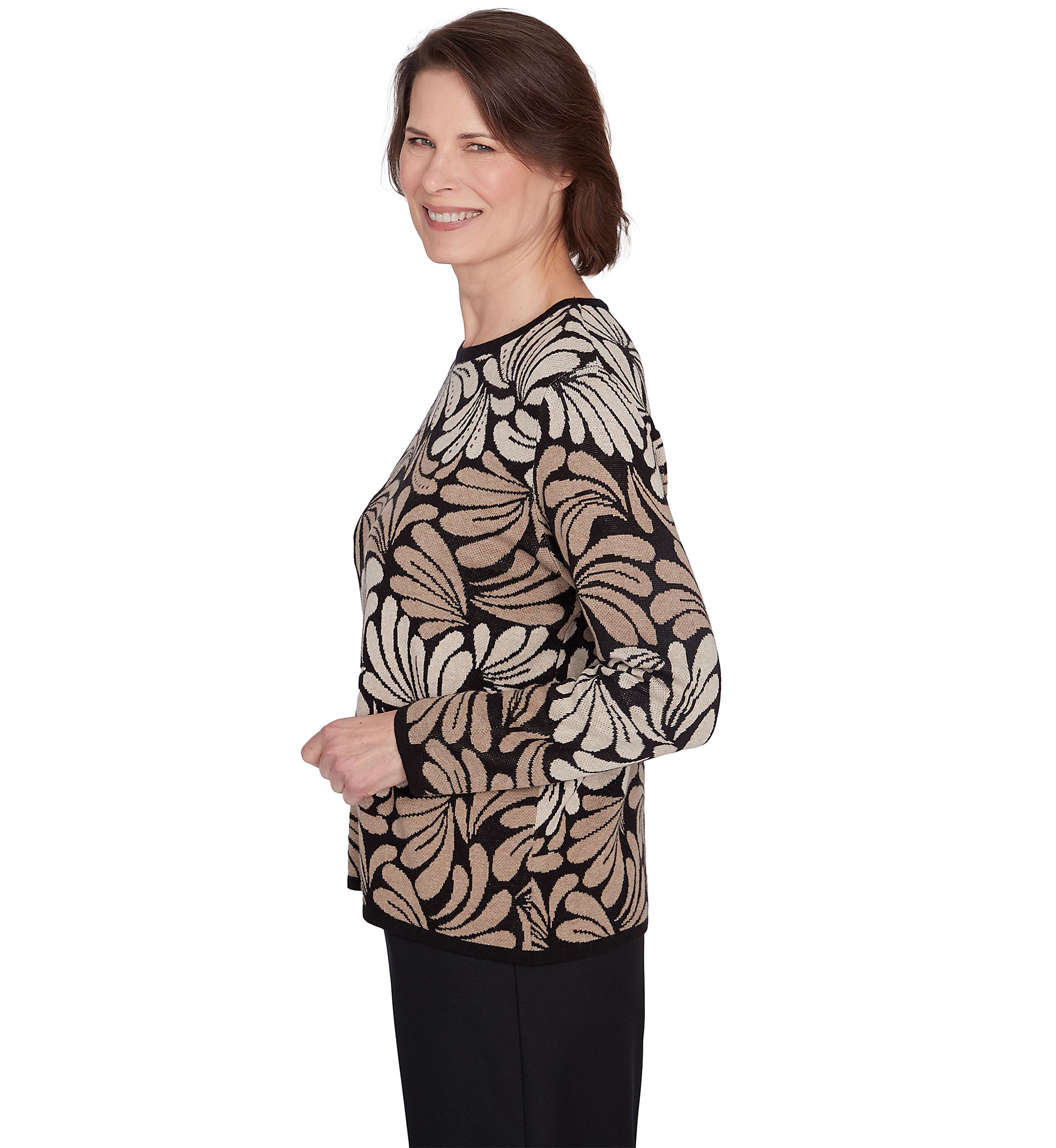 Petite Classics Ombre Geo Scroll Top