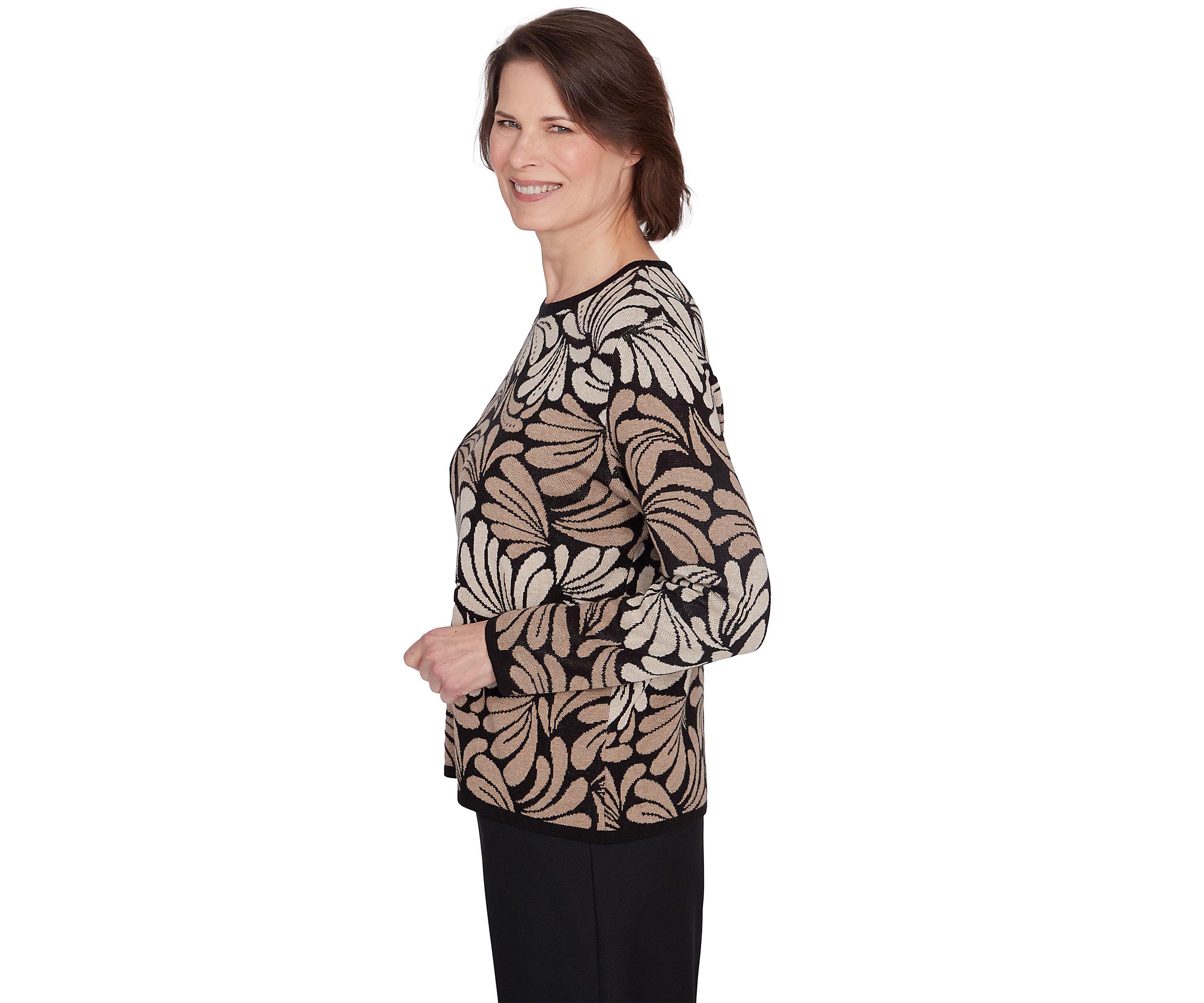 Petite Classics Ombre Geo Scroll Top