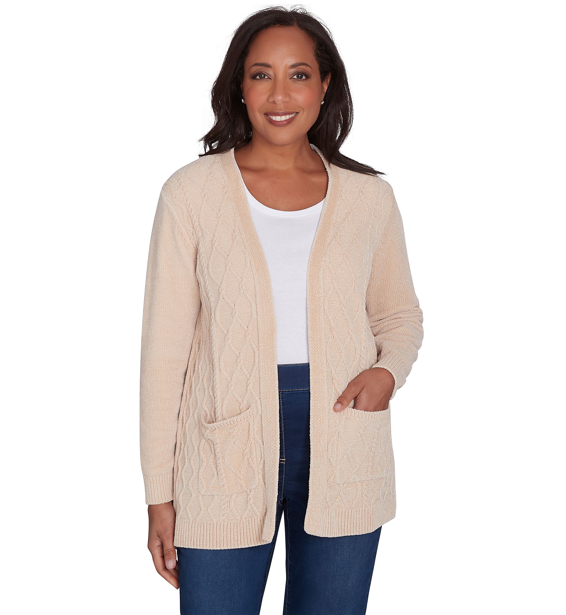 Petite Classics Chenille Cardigan