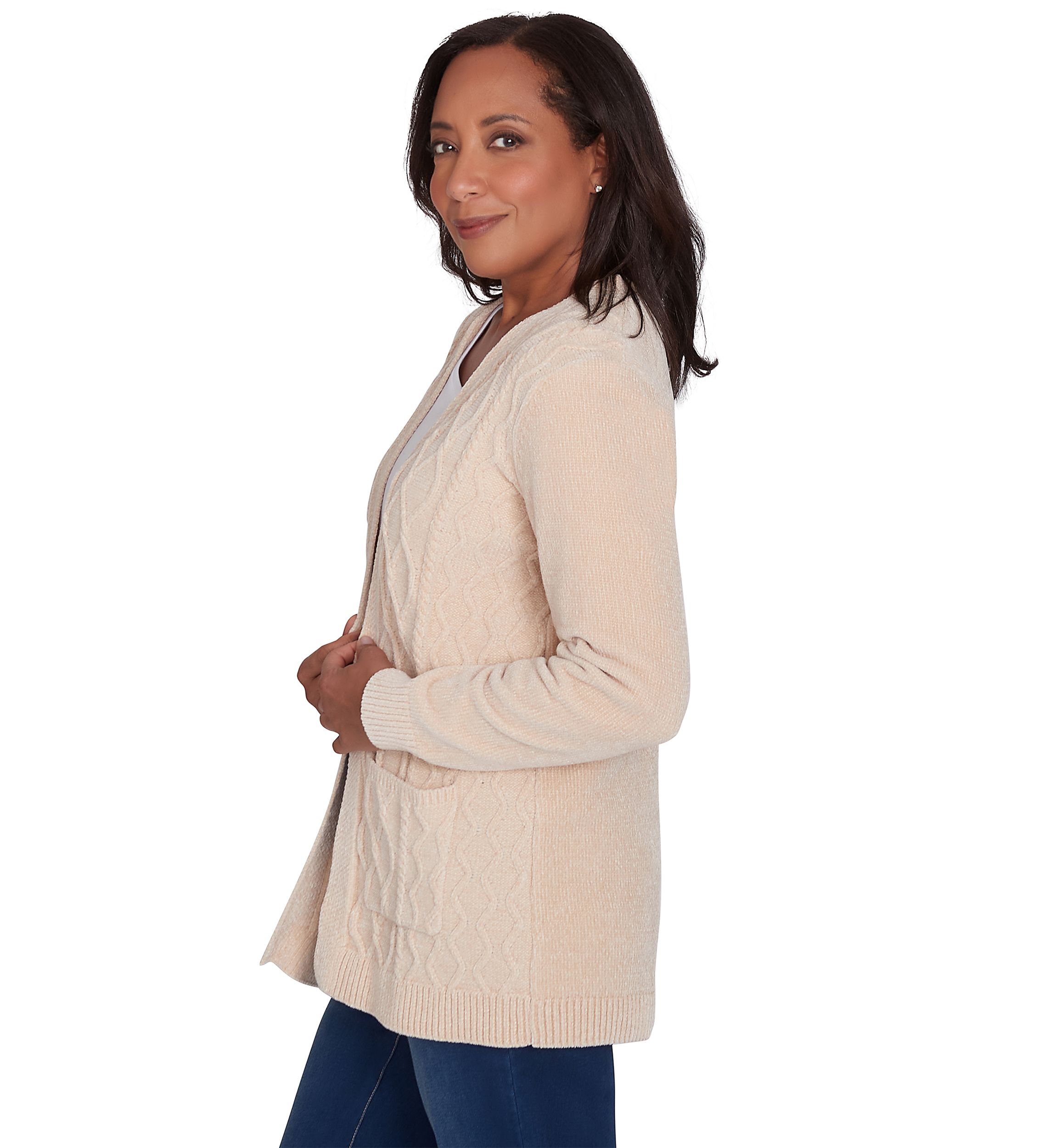 Petite Classics Chenille Cardigan