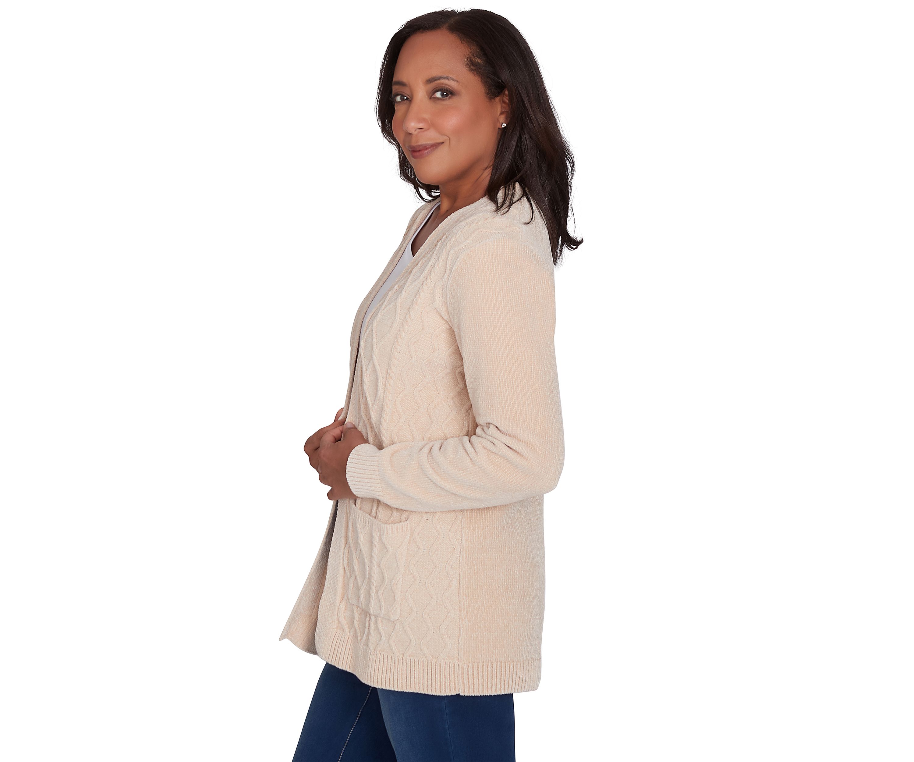 Petite Classics Chenille Cardigan
