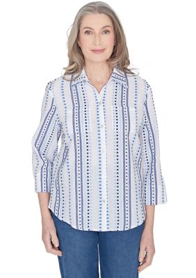 Women's Classics Jacquard Stripe Top