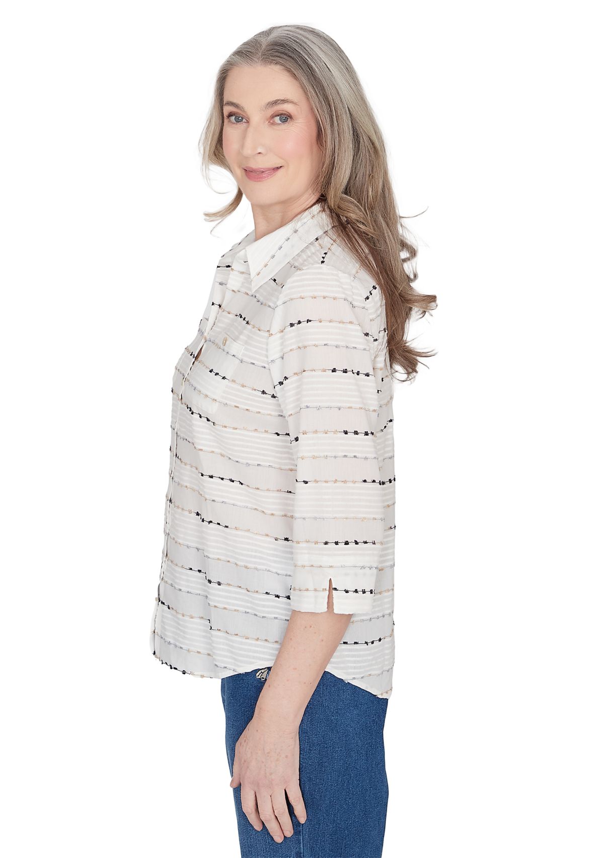 Womens Classics Eyelash Biadere Top