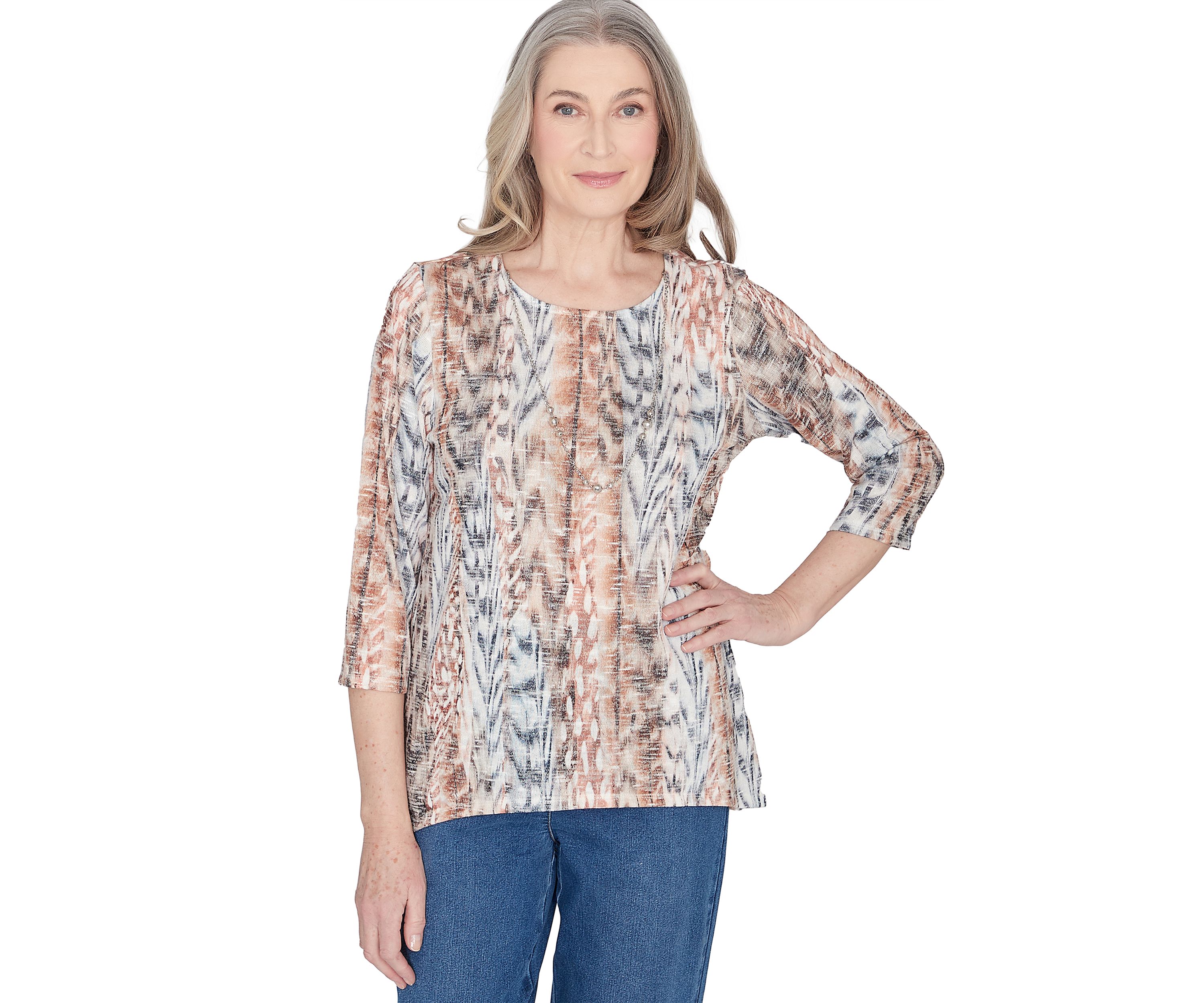 Womens Classics Vertical Skin Top