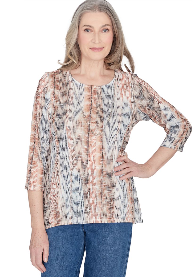 Womens Classics Vertical Skin Top