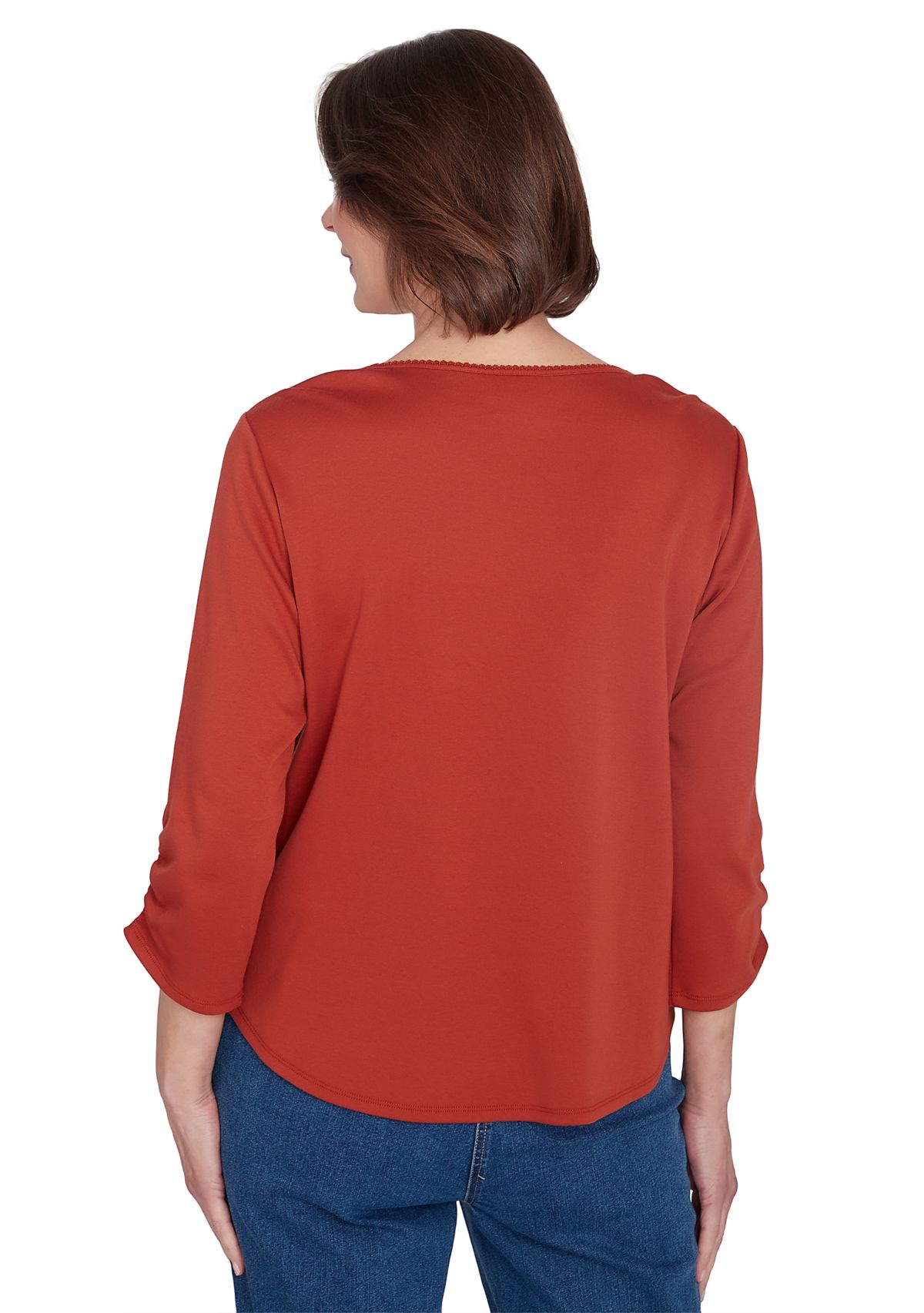 Womens Classics Nuzzling Owls Top