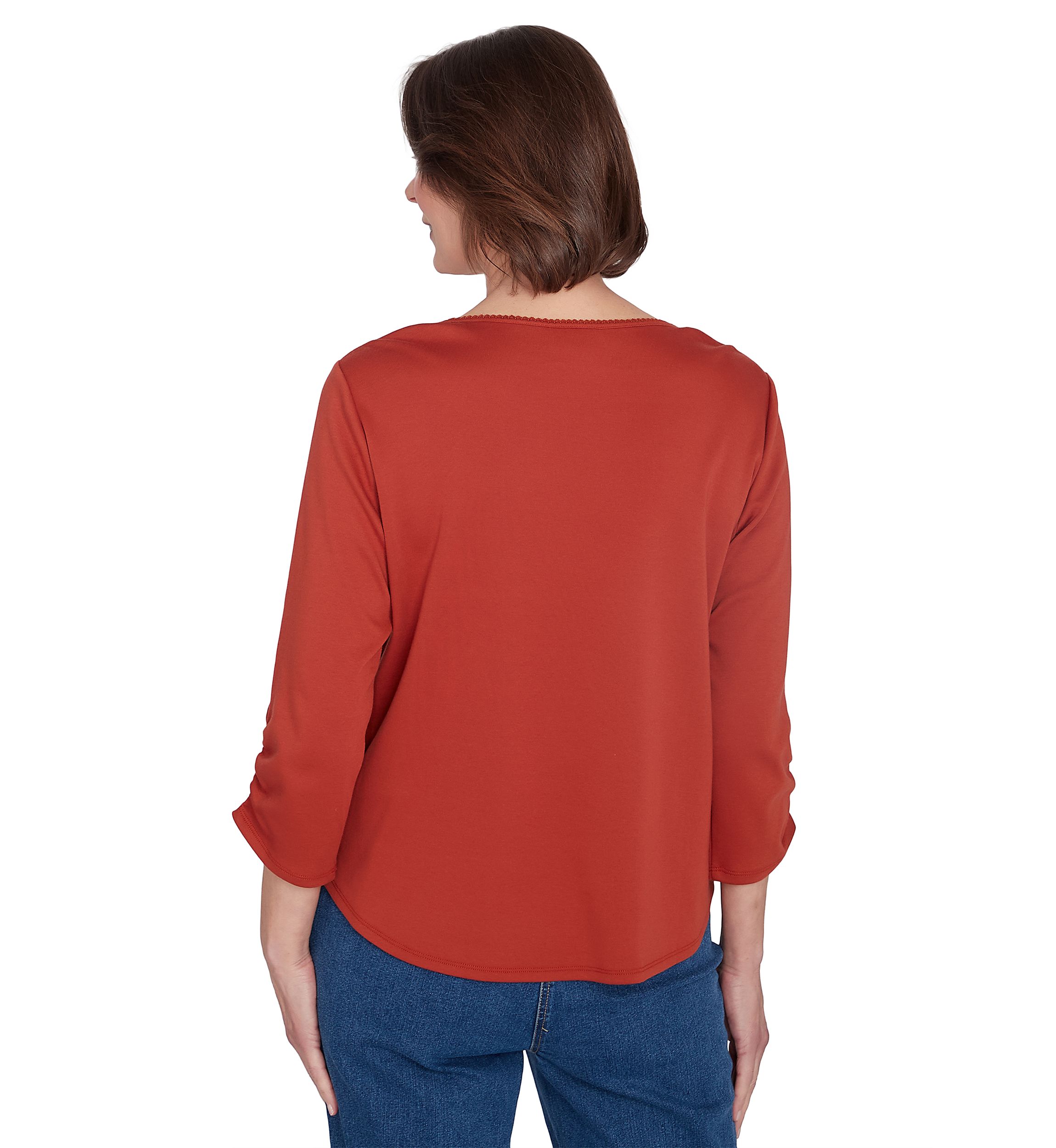 Womens Classics Nuzzling Owls Top
