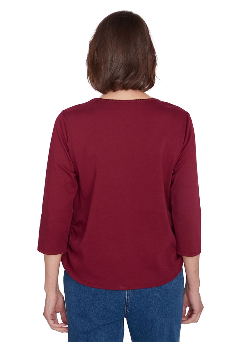 Womens Classics Falling Leaves Top
