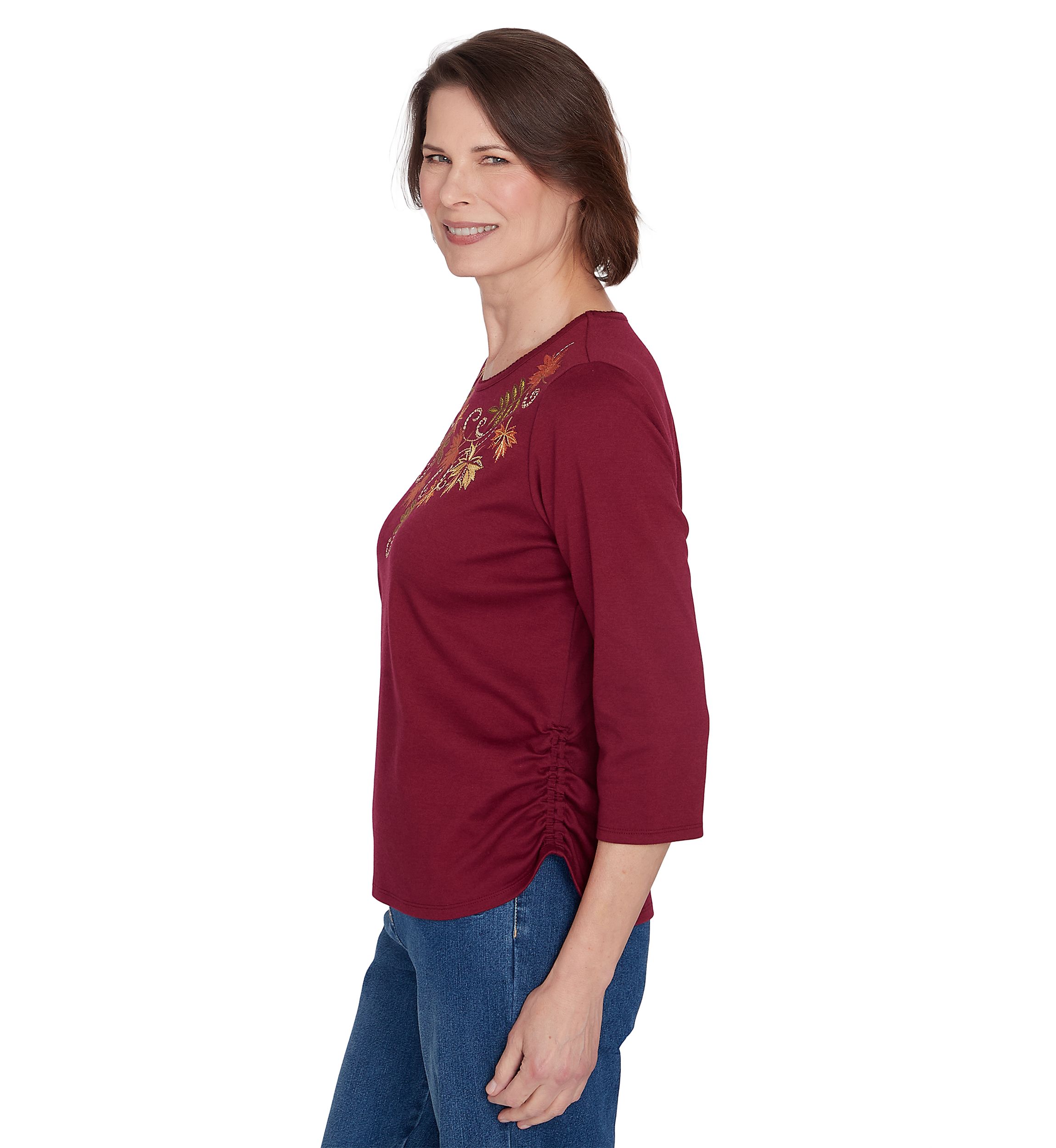 Womens Classics Falling Leaves Top